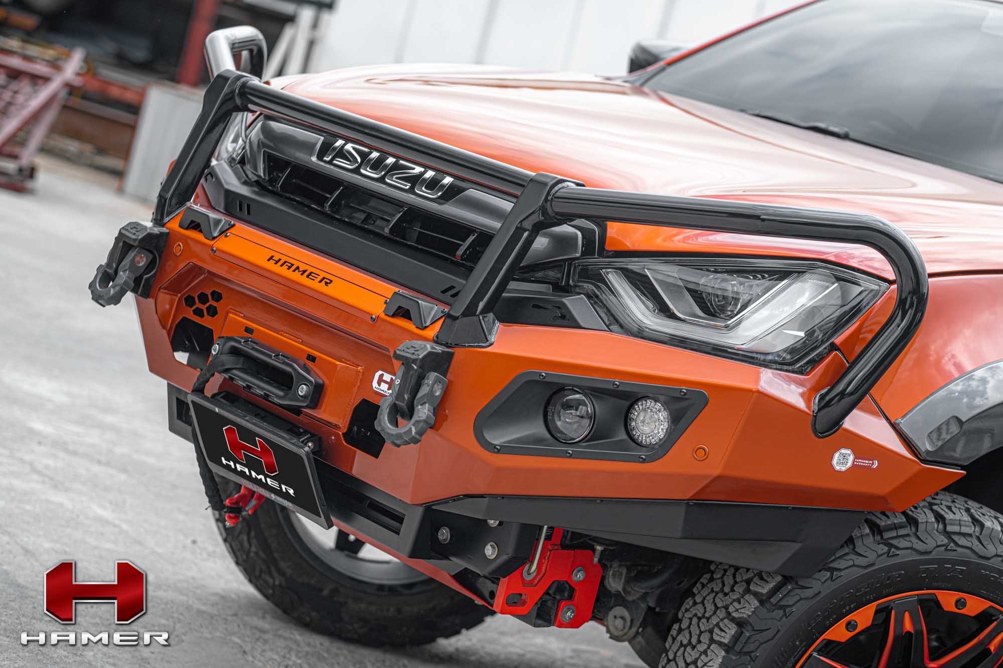 HAMER KING SERIES PLUS 3 LOOP BAR TO SUIT ISUZU D-MAX 2021-ON