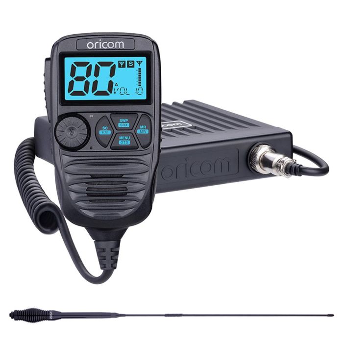 ORICOM DTX4200XVP OFFROAD ADVENTURE Pack - UHF CB Radio + 96cm ANU230 6.5dBi Antenna Kit