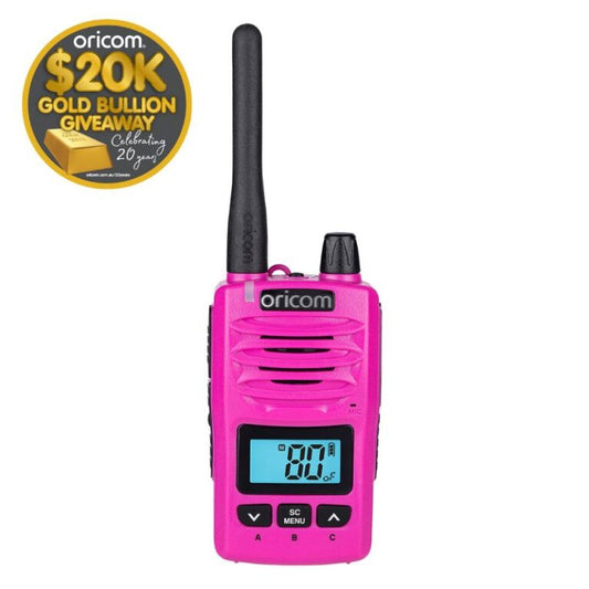 DTX600 Pink Waterproof IP67 5 Watt Handheld UHF CB Radio