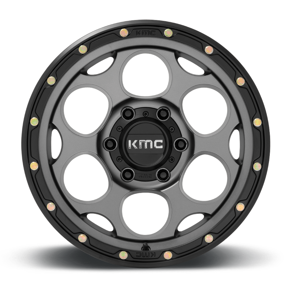 KMC Dirty Harry KM541 - Satin Gray W/ Black Lip