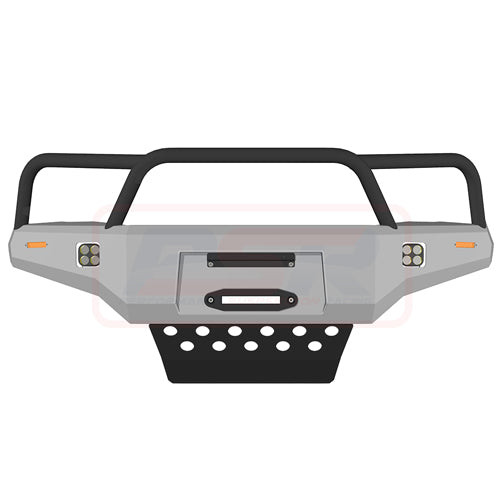 Toyota Hilux N80 MK1-MK2 2016-4/2020 Ambush Triple Hoop Bullbar