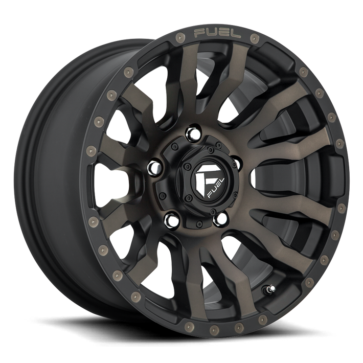 Fuel Blitz D674 Matte Black W/Machined DDT