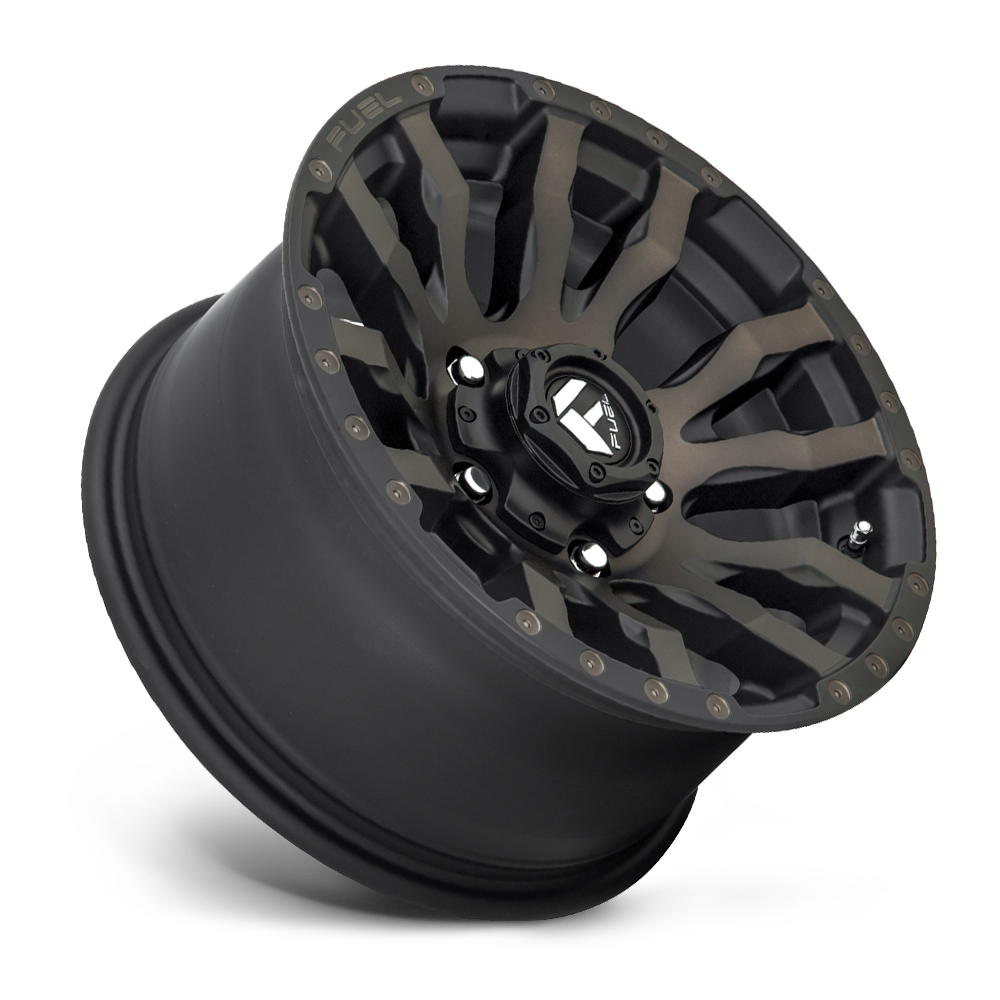 Fuel Blitz D674 Matte Black W/Machined DDT