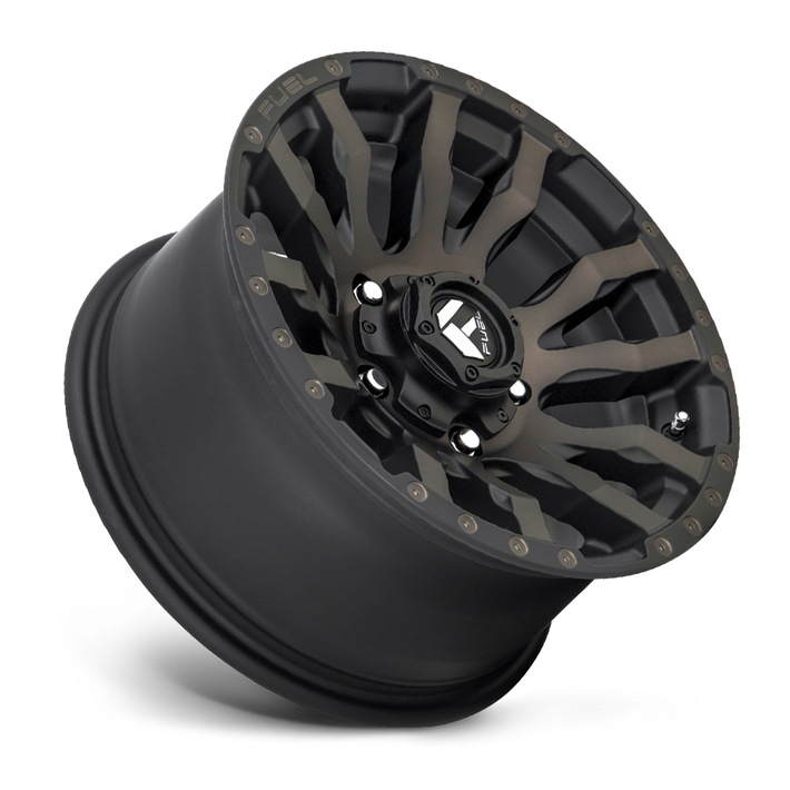 Fuel Blitz D674 Matte Black W/Machined DDT