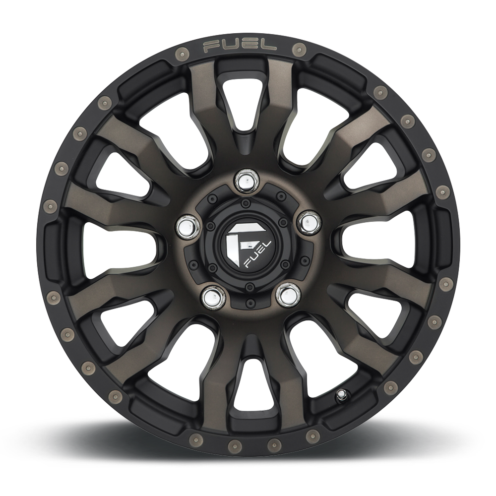 Fuel Blitz D674 Matte Black W/Machined DDT