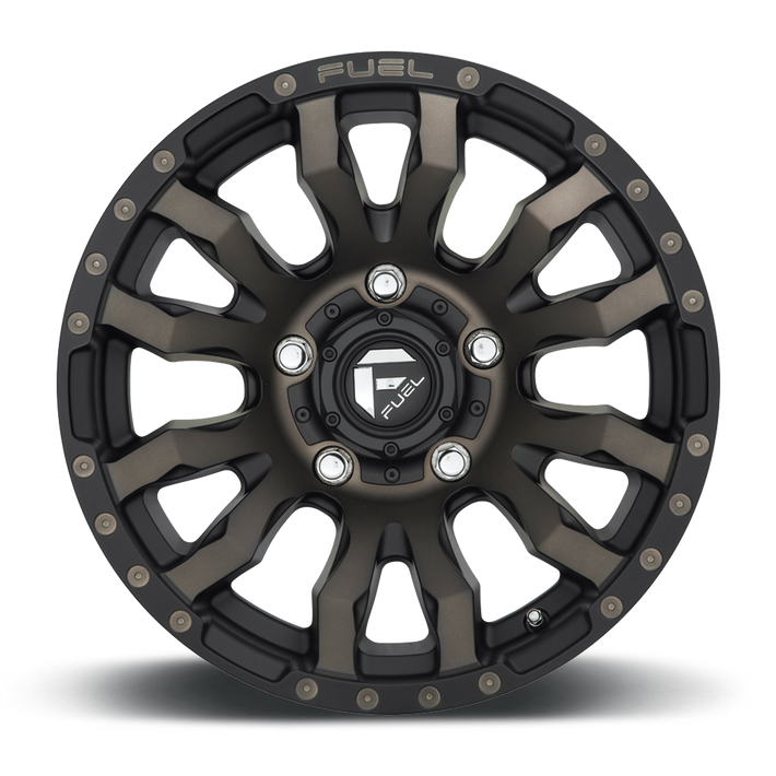 Fuel Blitz D674 Matte Black W/Machined DDT