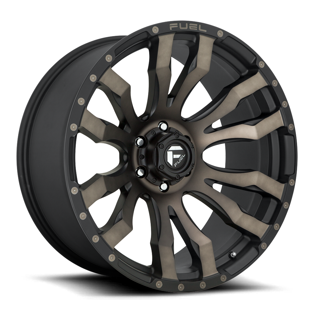 Fuel Blitz D674 Matte Black W/Machined DDT
