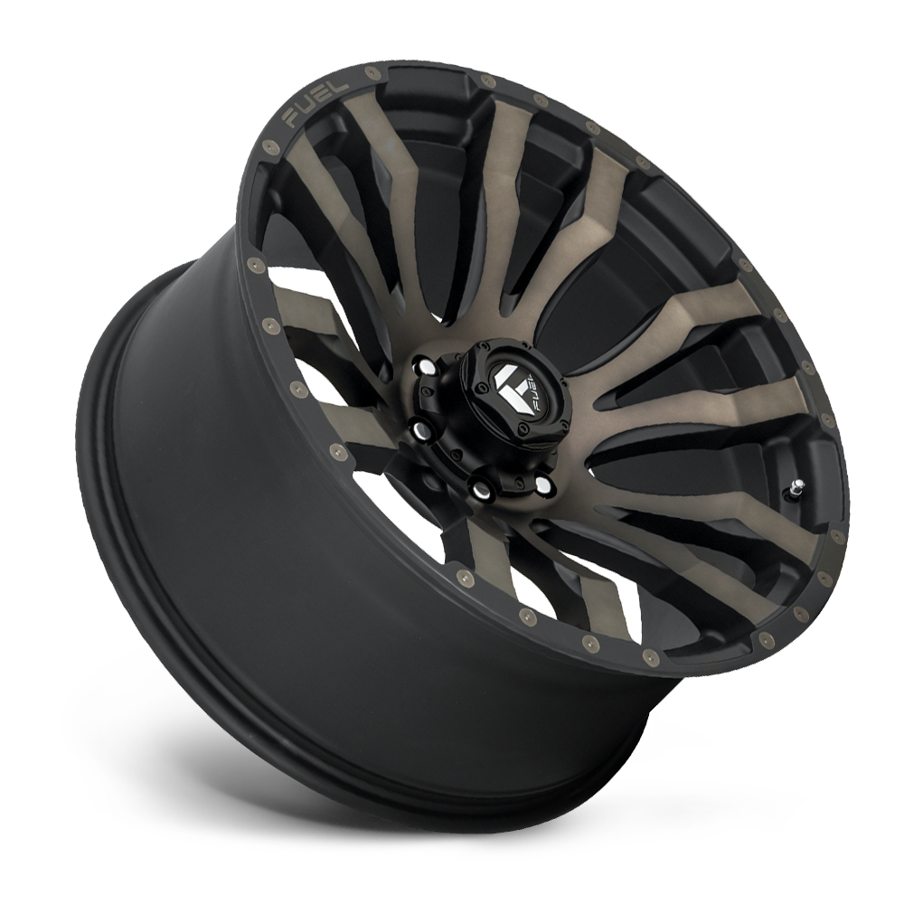 Fuel Blitz D674 Matte Black W/Machined DDT