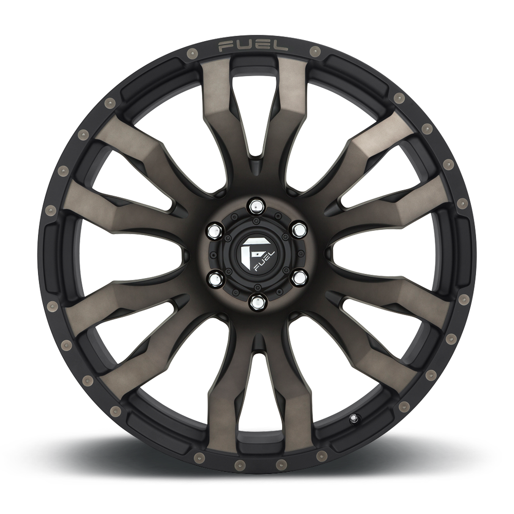 Fuel Blitz D674 Matte Black W/Machined DDT