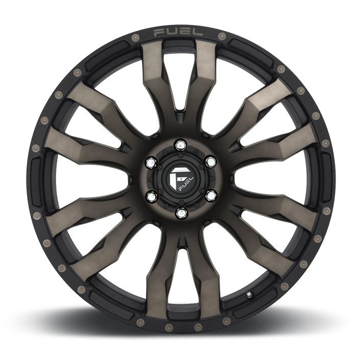 Fuel Blitz D674 Matte Black W/Machined DDT