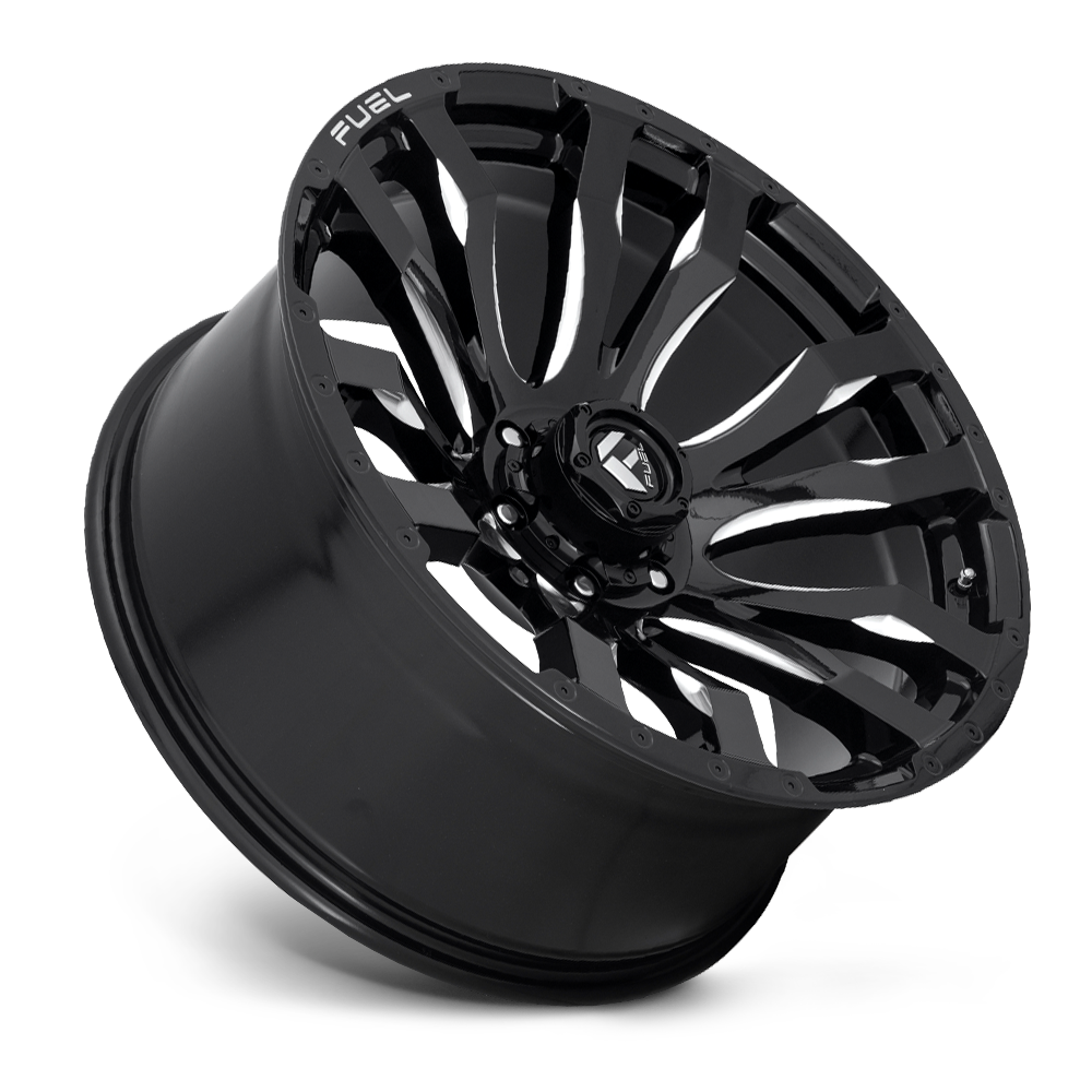 Fuel Blitz D673 Gloss Black Milled