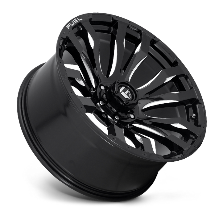 Fuel Blitz D673 Gloss Black Milled