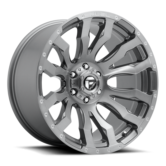 Fuel Blitz D693 Brushed Gunmetal Tinted Clear