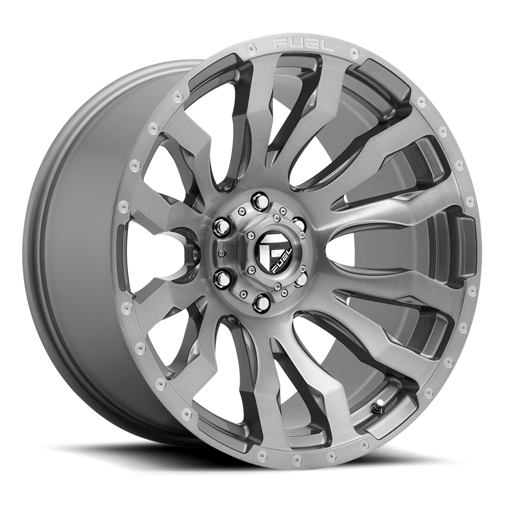 Fuel Blitz D693 Brushed Gunmetal Tinted Clear