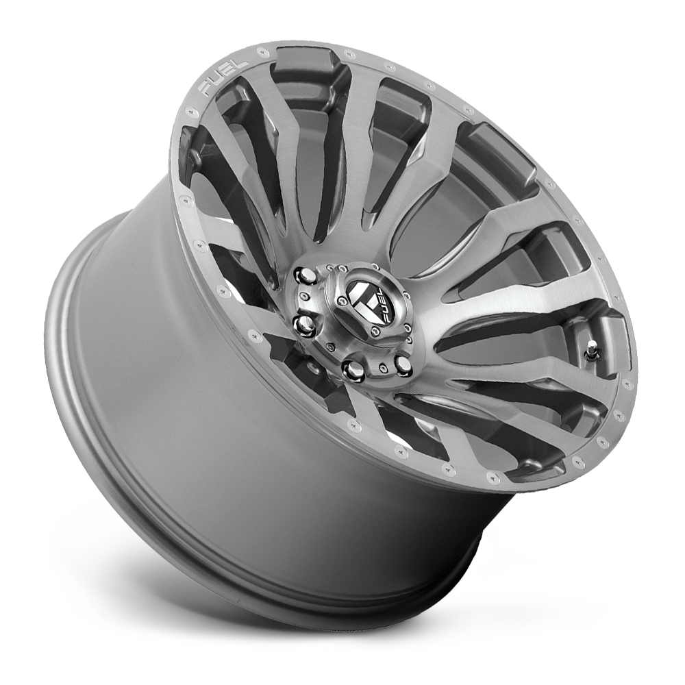 Fuel Blitz D693 Brushed Gunmetal Tinted Clear