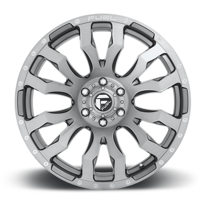 Fuel Blitz D693 Brushed Gunmetal Tinted Clear