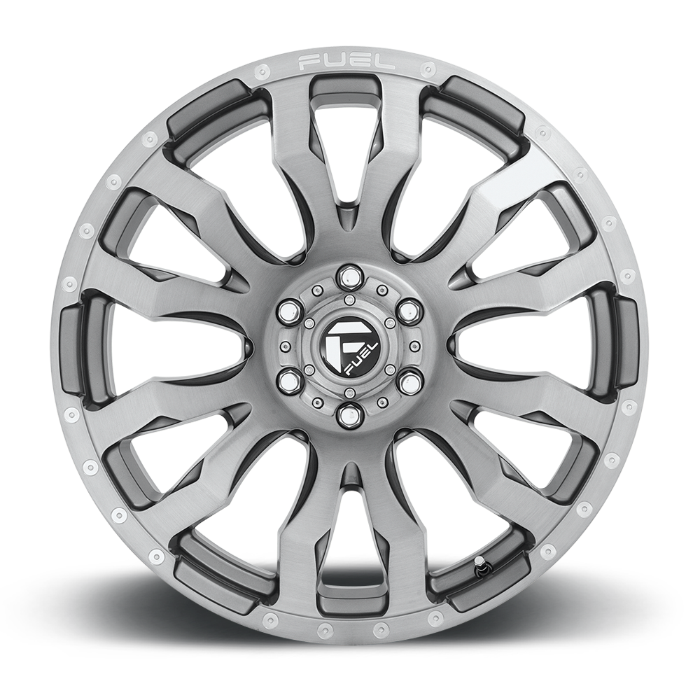 Fuel Blitz D693 Brushed Gunmetal Tinted Clear