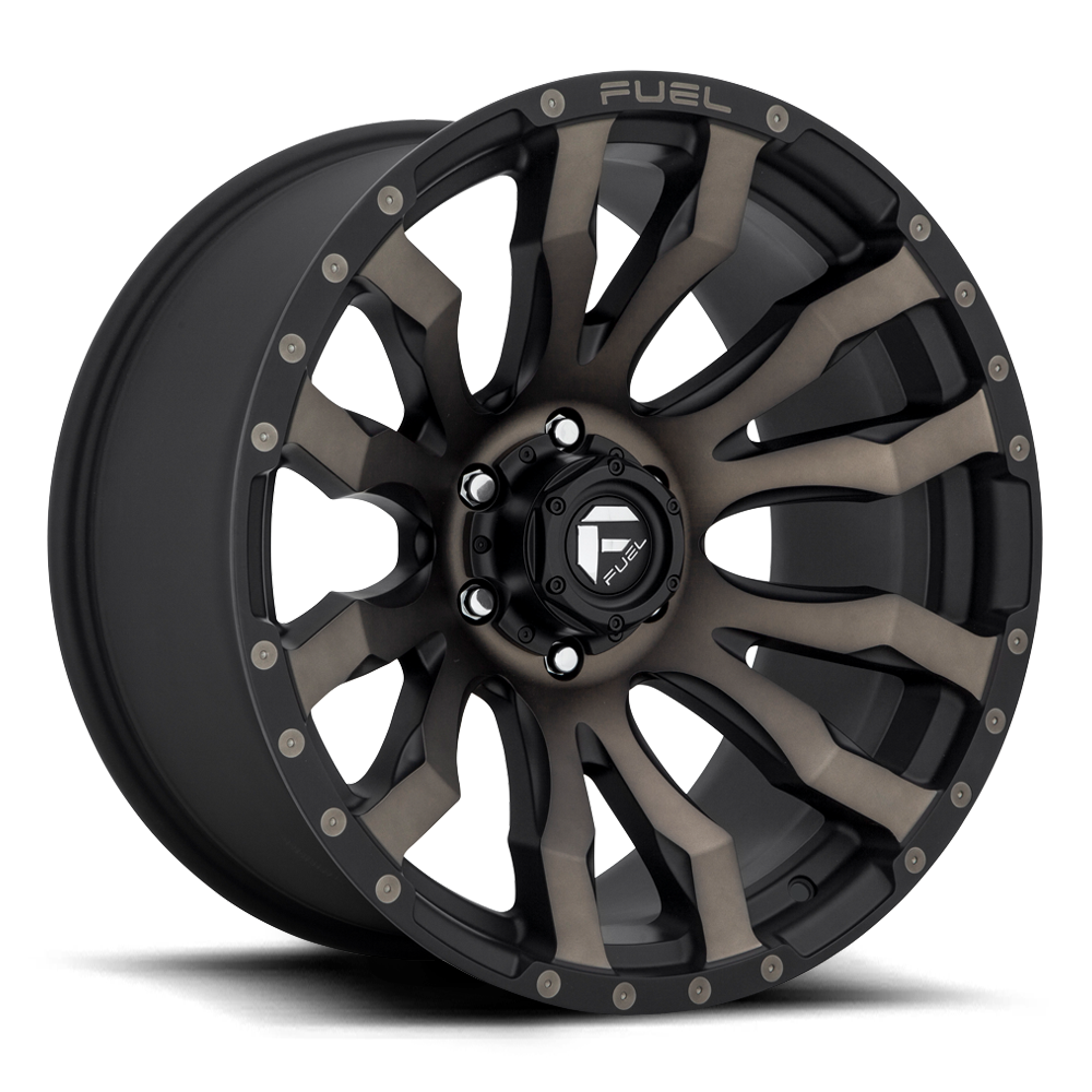 Fuel Blitz D674 Matte Black W/Machined DDT