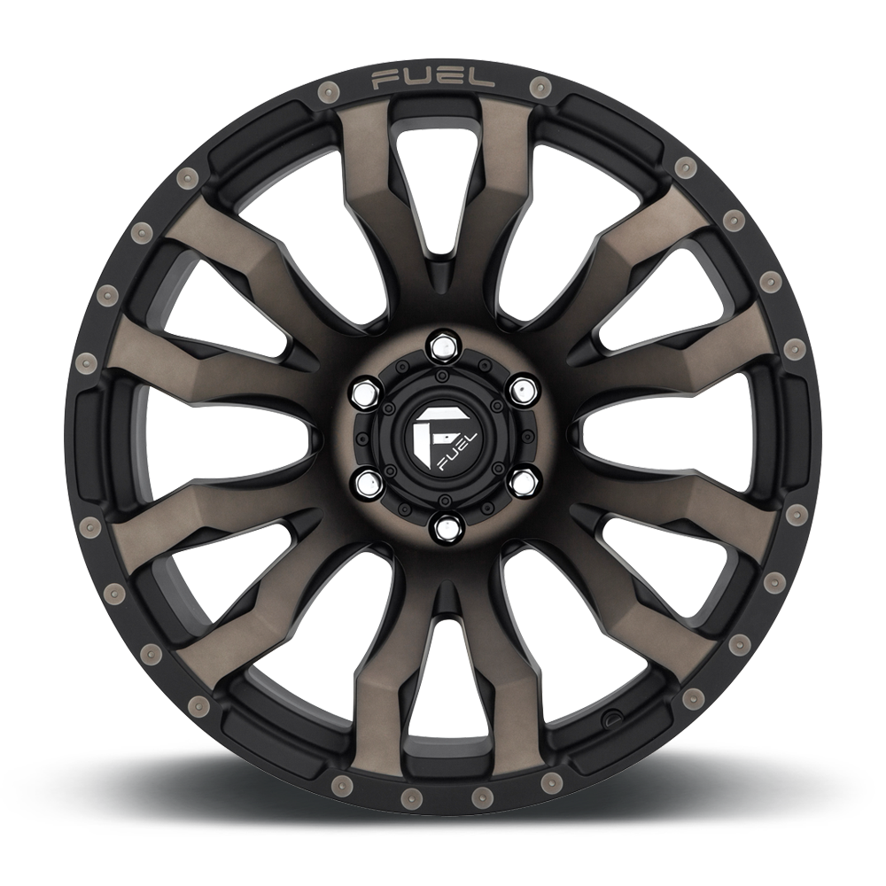 Fuel Blitz D674 Matte Black W/Machined DDT