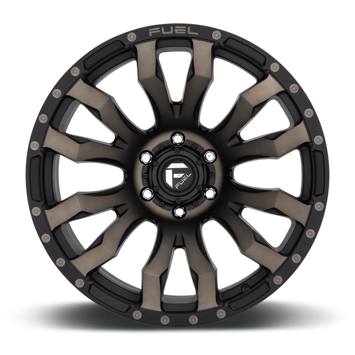 Fuel Blitz D674 Matte Black W/Machined DDT