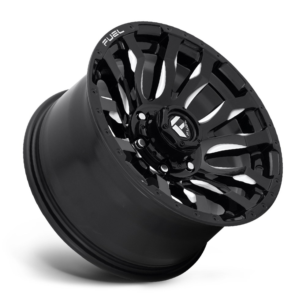 Fuel Blitz D673 Gloss Black Milled