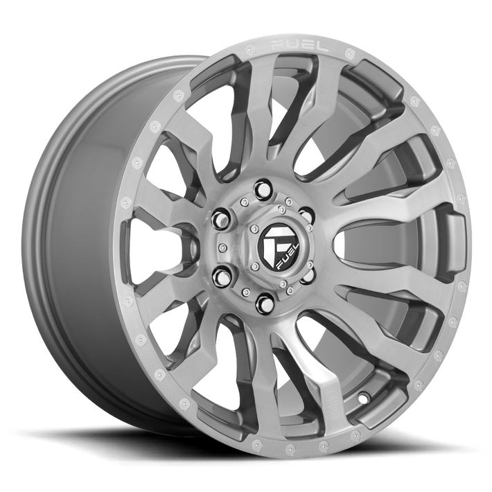 Fuel Blitz D693 Brushed Gunmetal Tinted Clear