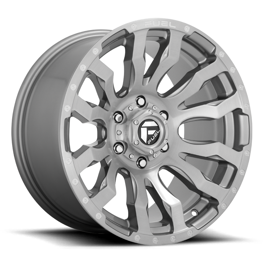 Fuel Blitz D693 Brushed Gunmetal Tinted Clear