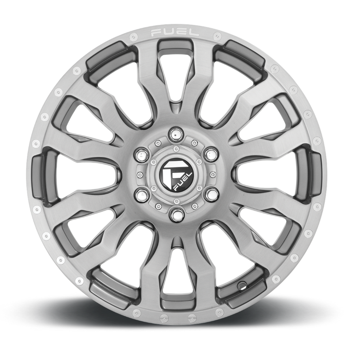 Fuel Blitz D693 Brushed Gunmetal Tinted Clear