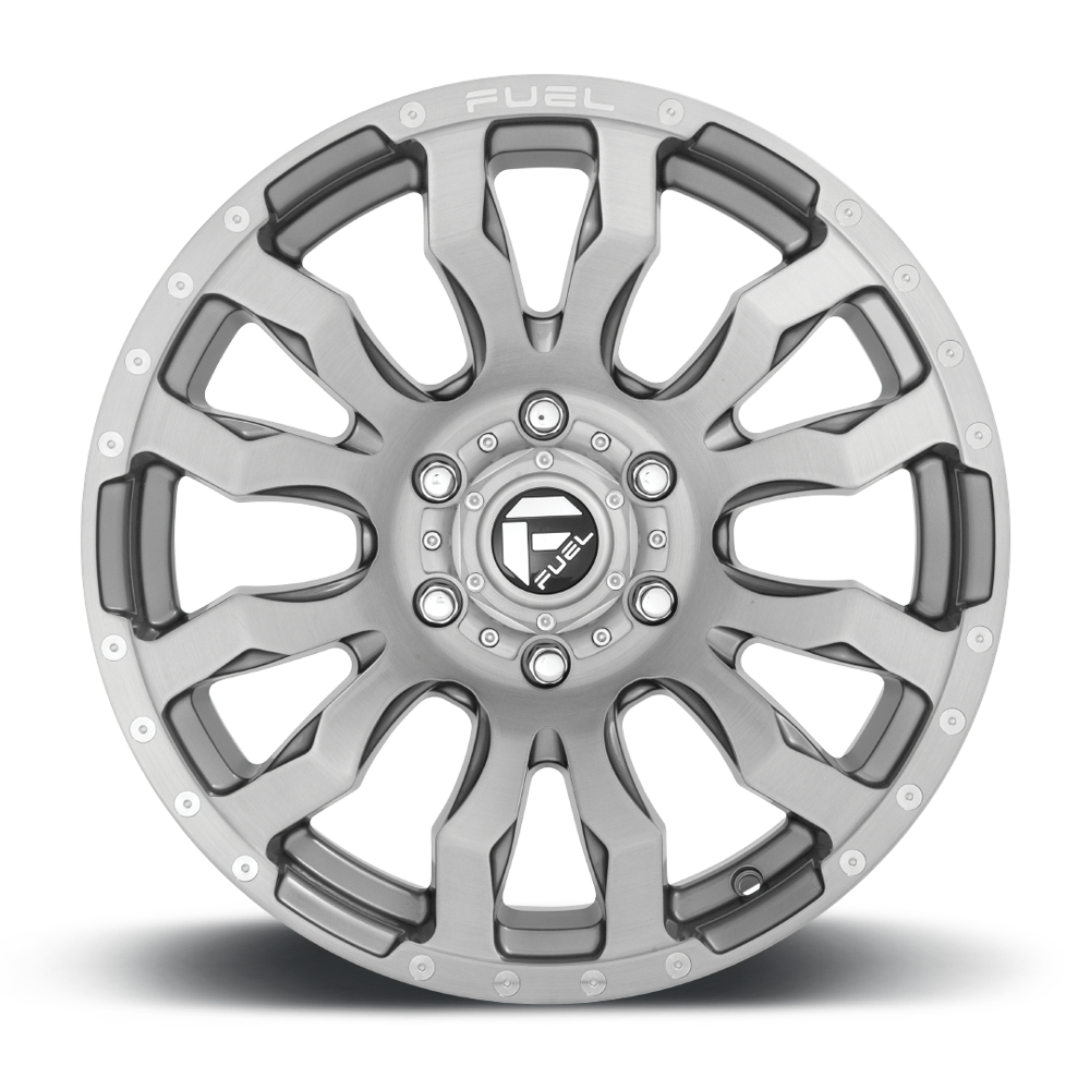 Fuel Blitz D693 Brushed Gunmetal Tinted Clear