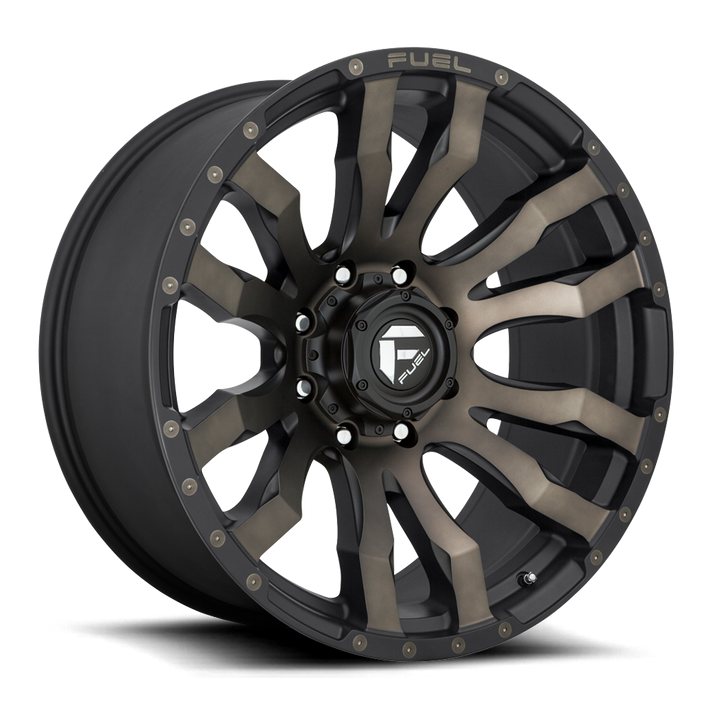 Fuel Blitz D674 Matte Black W/Machined DDT