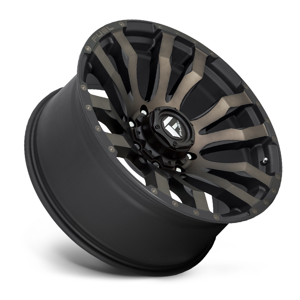 Fuel Blitz D674 Matte Black W/Machined DDT