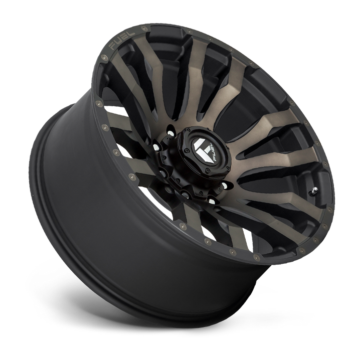 Fuel Blitz D674 Matte Black W/Machined DDT