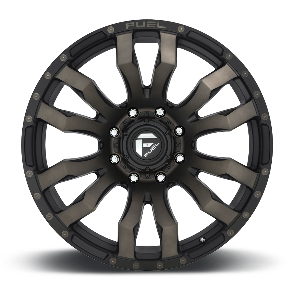 Fuel Blitz D674 Matte Black W/Machined DDT