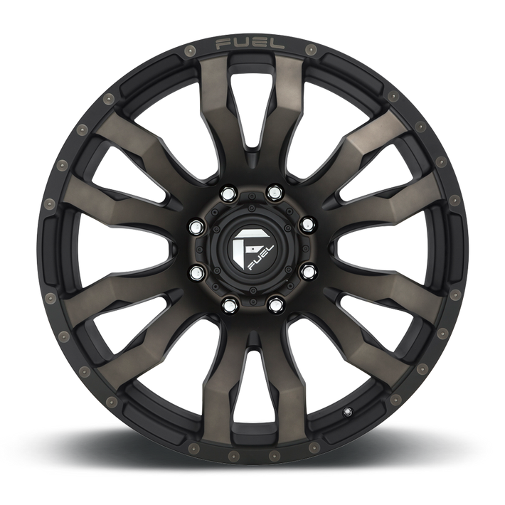 Fuel Blitz D674 Matte Black W/Machined DDT