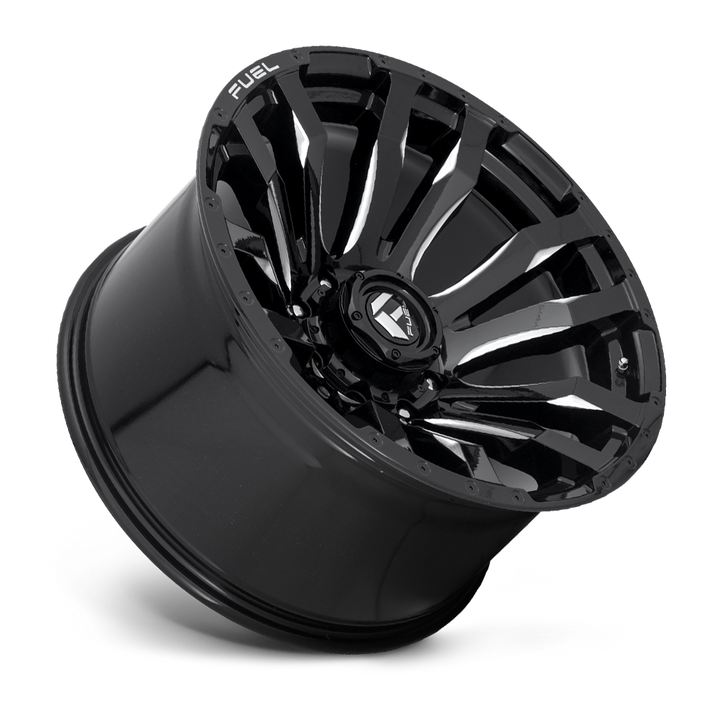 Fuel Blitz D673 Gloss Black Milled