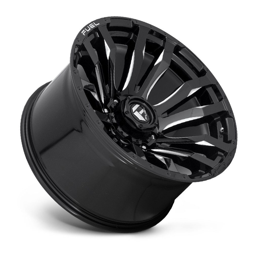 Fuel Blitz D673 Gloss Black Milled