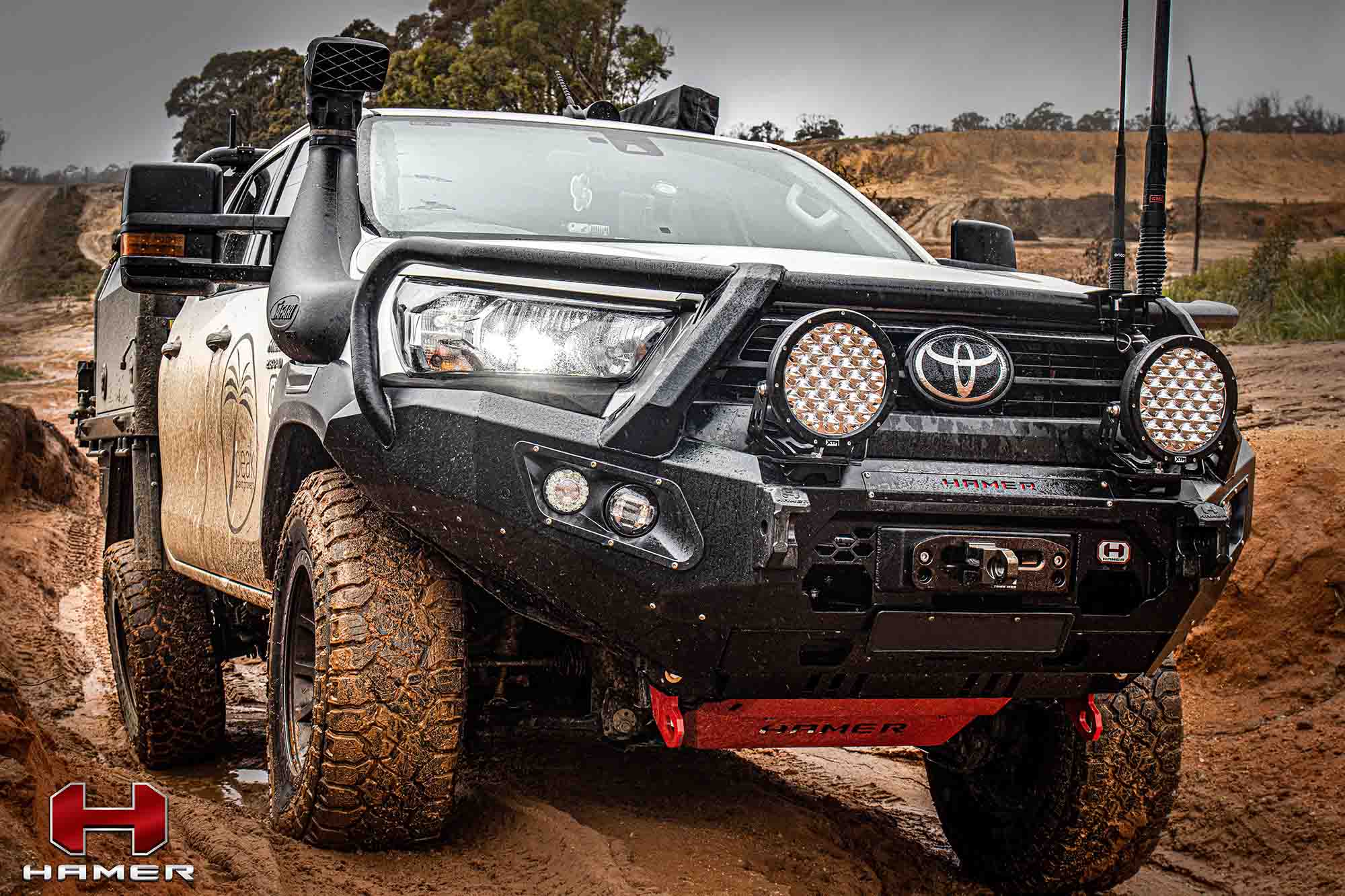 HAMER KING SERIES PLUS BULLBAR - TOYOTA HILUX ROCCO 2020 ON