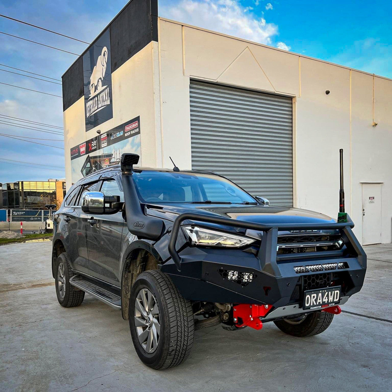 Mux Rear Protection Bar ISUZU MUX - BULLBARS – precision-offroad-4x4