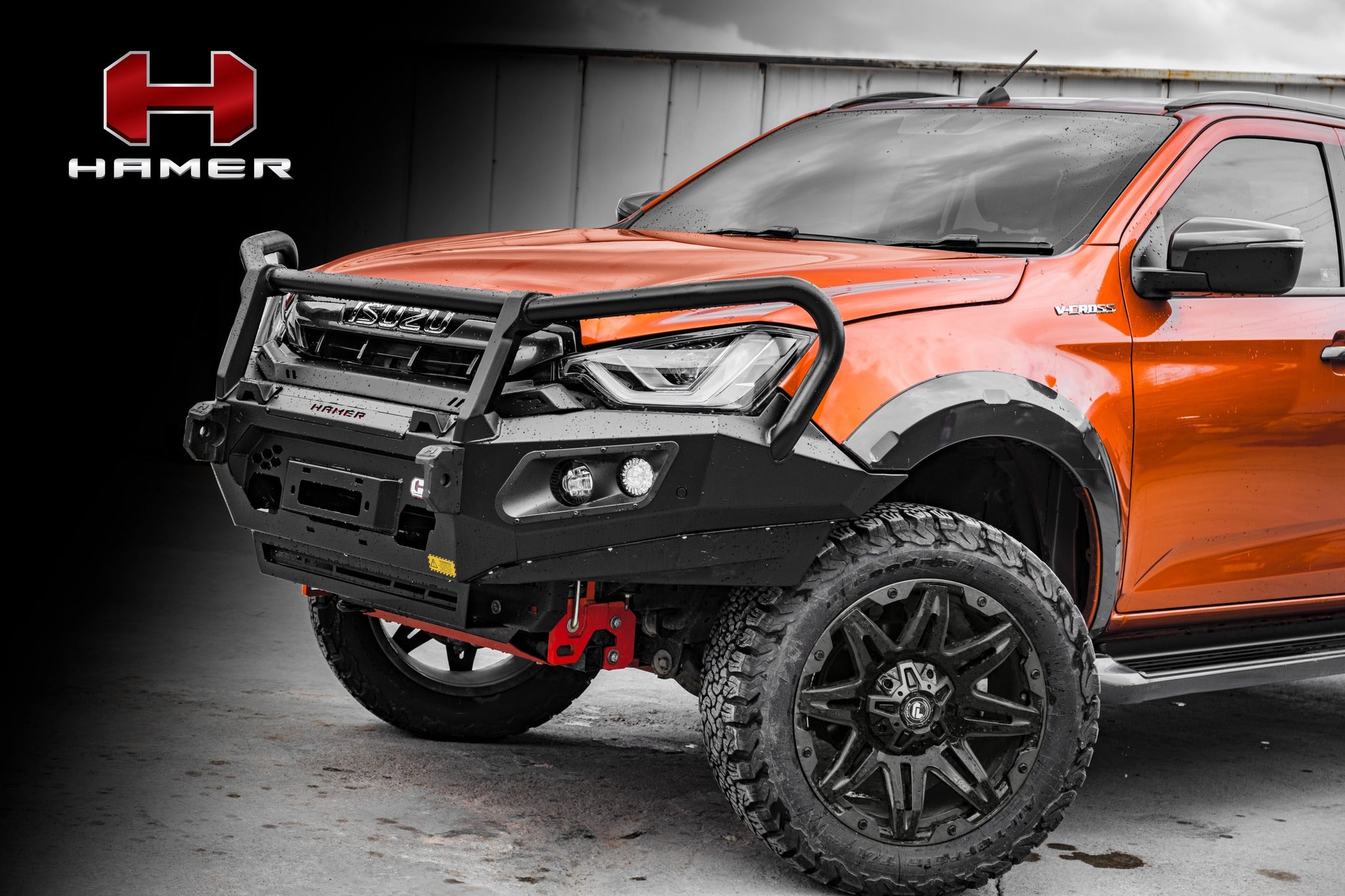 HAMER KING SERIES PLUS 3 LOOP BAR TO SUIT ISUZU D-MAX 2021-ON