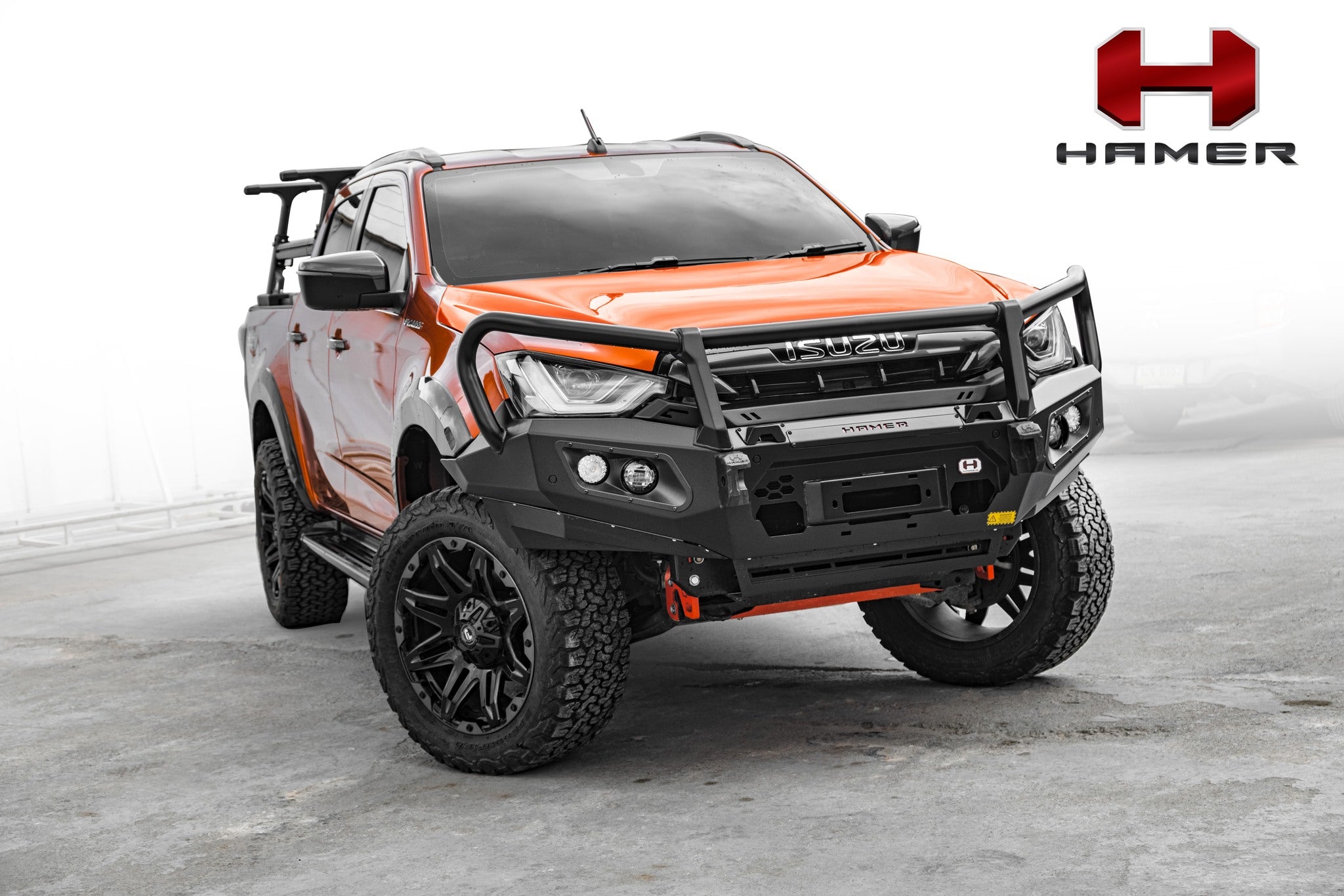 HAMER KING SERIES PLUS 3 LOOP BAR TO SUIT ISUZU D-MAX 2021-ON