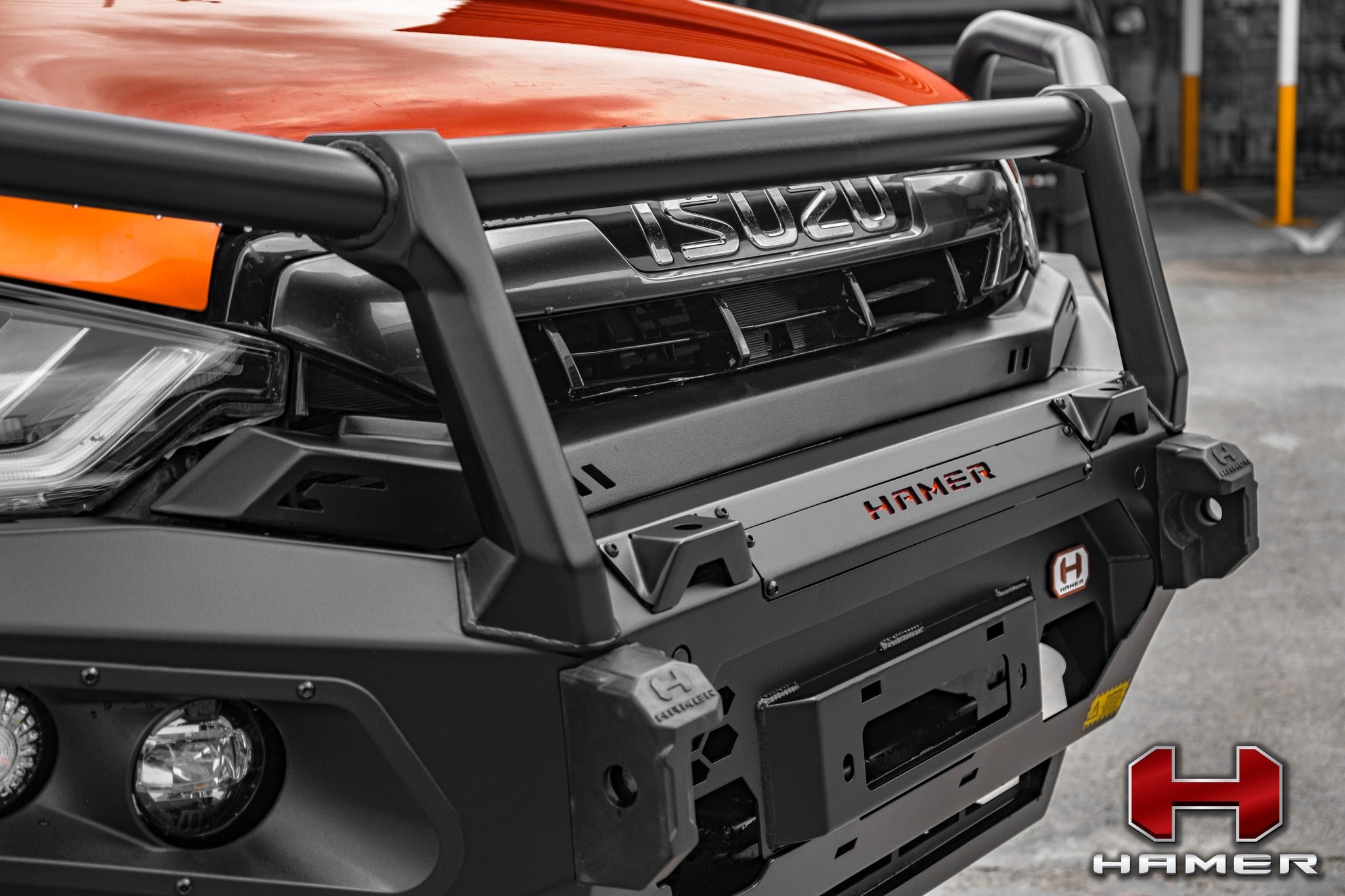 HAMER KING SERIES PLUS 3 LOOP BAR TO SUIT ISUZU D-MAX 2021-ON