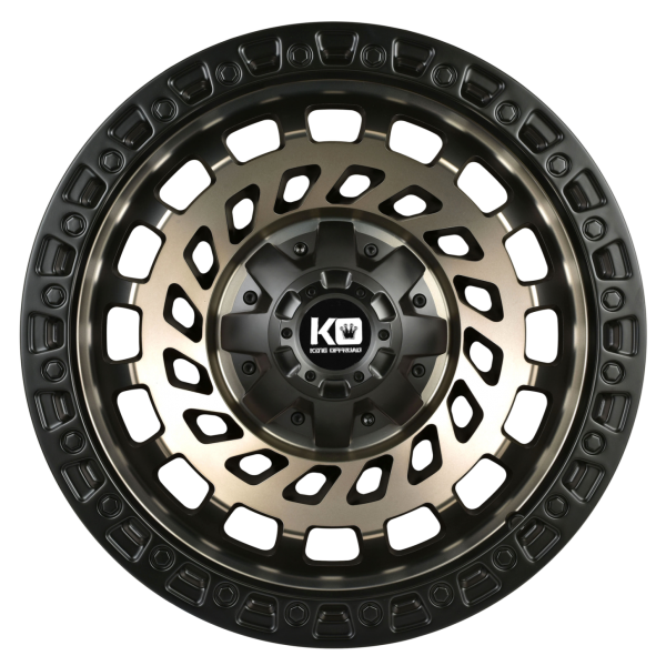 King Wheels - Zombie - Satin Black Machined Bronze Tint