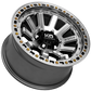 King Wheels - Snatch - Light Gunmetal Machined Face