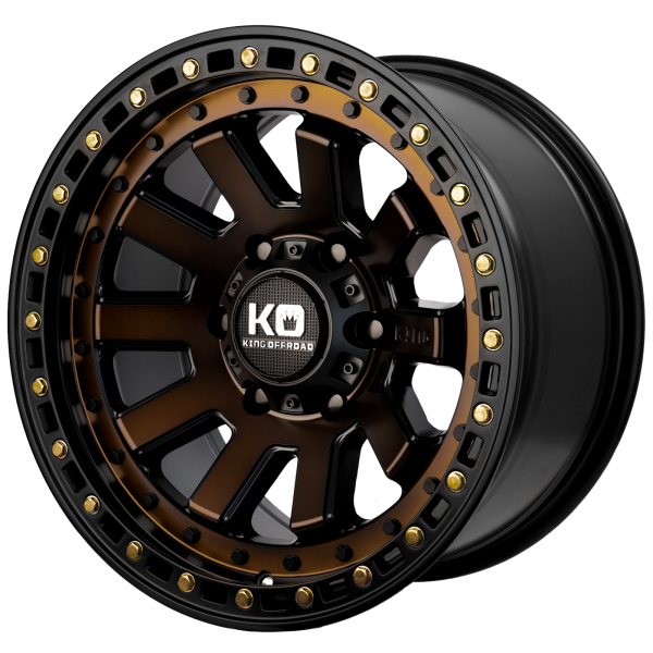 King Wheels - Snatch - Satin Black Bronze Face