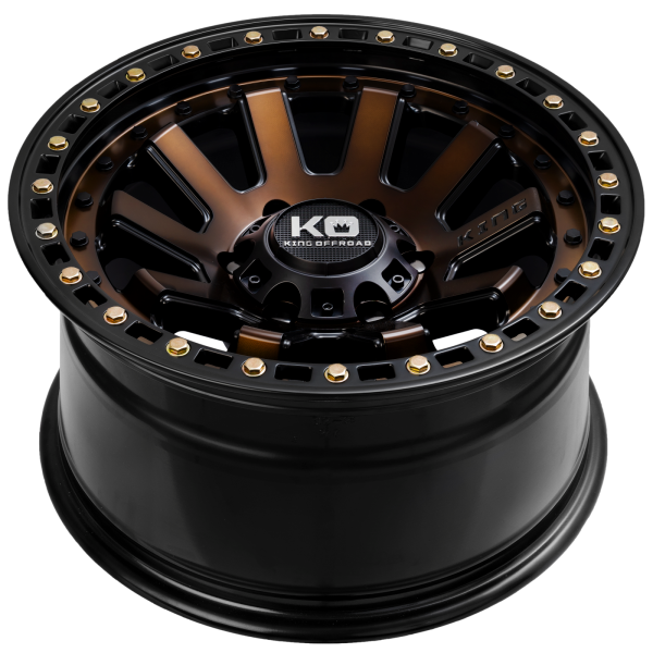 King Wheels - Snatch - Satin Black Bronze Face