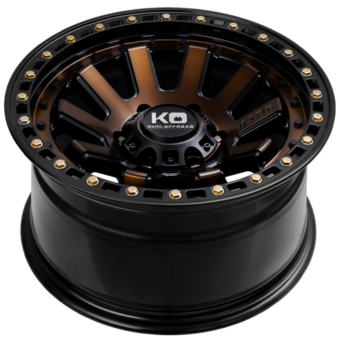 King Wheels - Snatch - Satin Black Bronze Face – precision-offroad-4x4