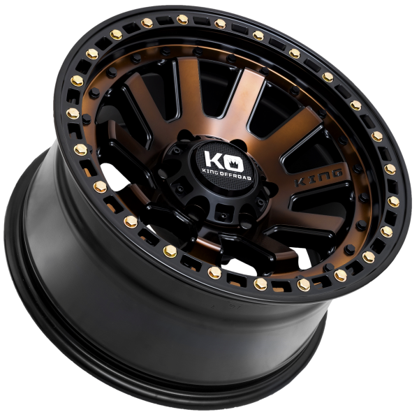 King Wheels - Snatch - Satin Black Bronze Face