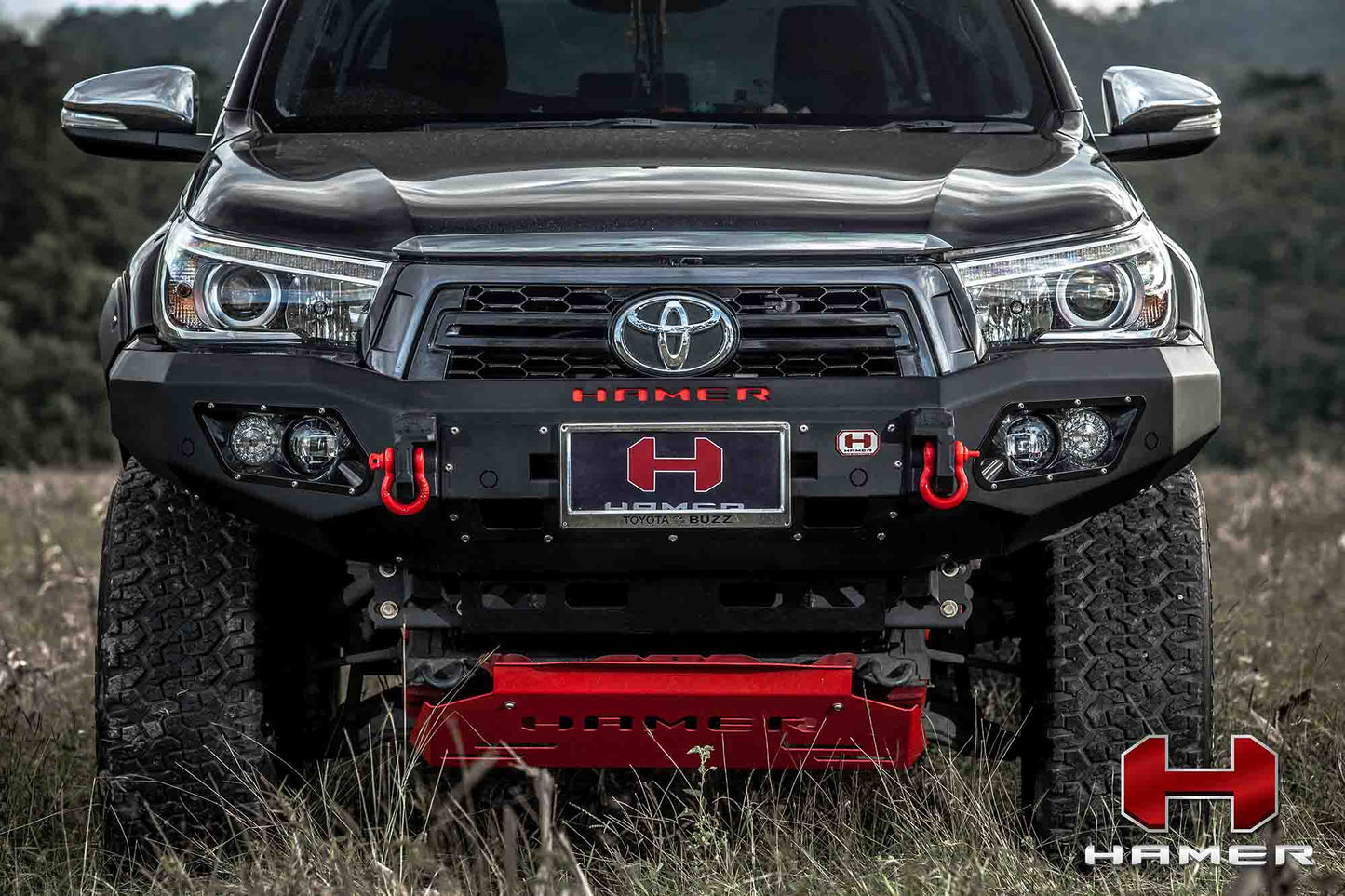 HAMER KING SERIES BULL BAR - TOYOTA HILUX REVO ROCCO 2017 ON