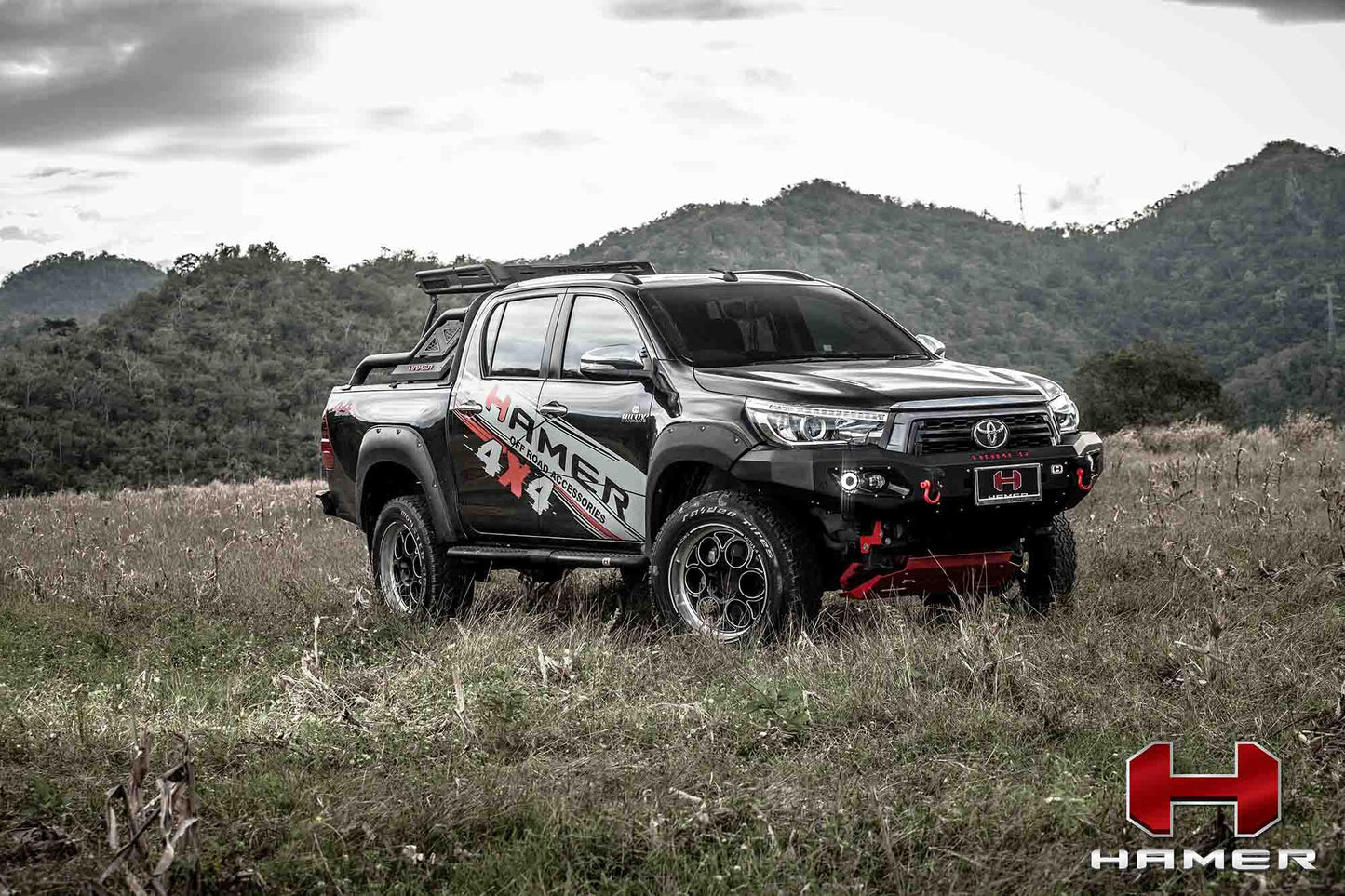 HAMER KING SERIES BULL BAR - TOYOTA HILUX REVO ROCCO 2017 ON