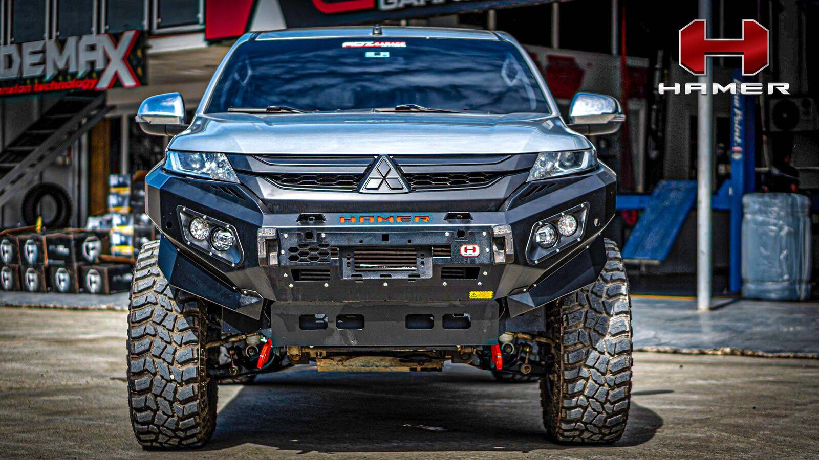 HAMER KING SERIES BULL BAR - MITSUBISHI TRITON MR 2018 +